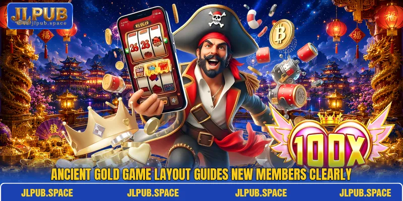 Ancient Gold Game layout guides new members clearly