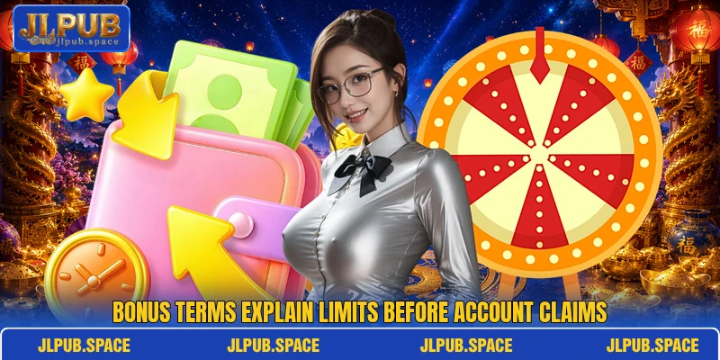 Bonus terms explain limits before account claims Bonus terms explain limits before account claims