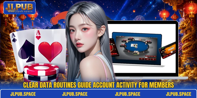 Clear data routines guide account activity for members Clear data routines guide account activity for members