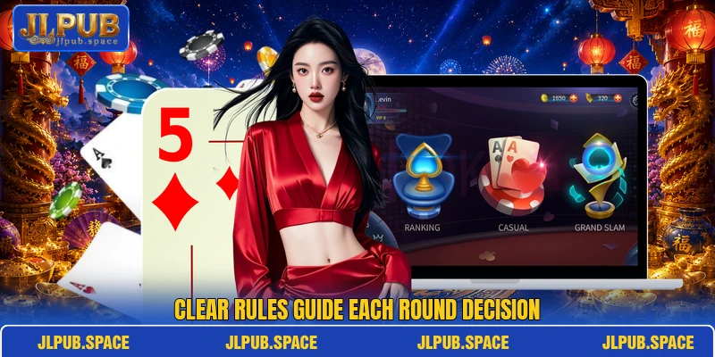 Clear rules guide each round decision Clear rules guide each round decision