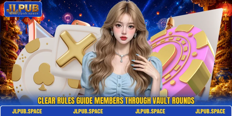 Clear rules guide members through vault rounds Clear rules guide members through vault rounds