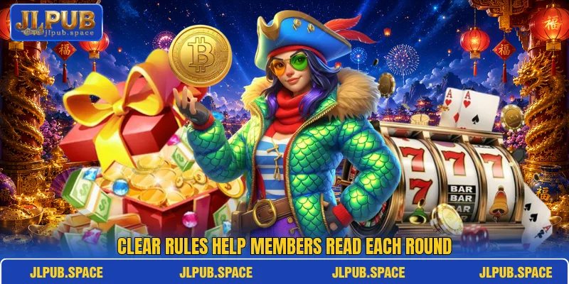 Clear rules help members read each round Clear rules help members read each round