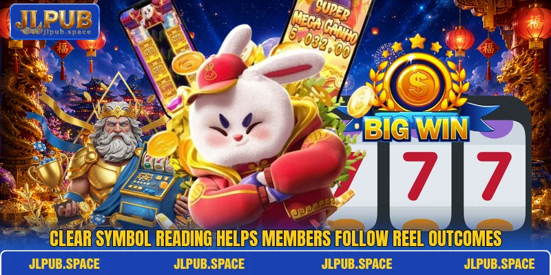 Clear symbol reading helps members follow reel outcomes