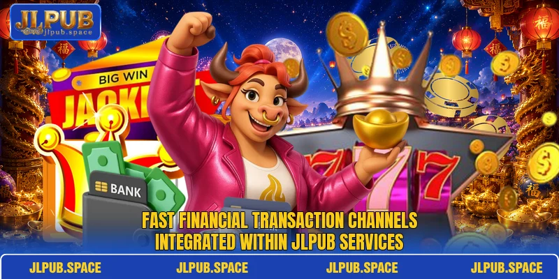 Fast financial transaction channels integrated within JLPub services Fast financial transaction channels integrated within JLPub services