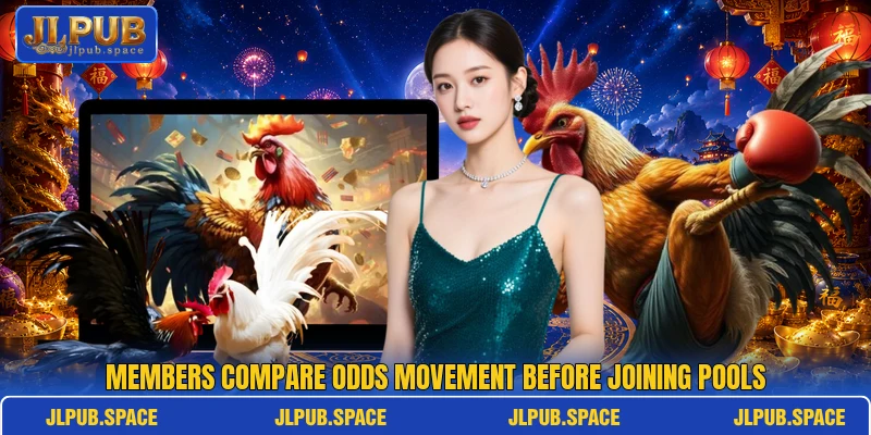Members compare odds movement before joining pools