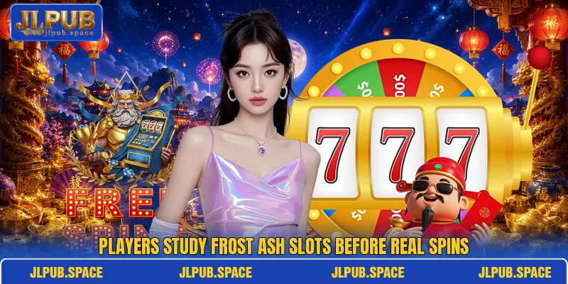 Players study Frost Ash Slots before real spins