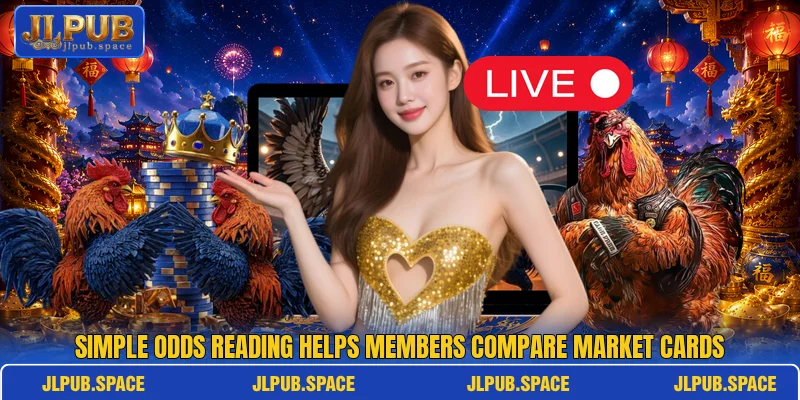 Simple odds reading helps members compare market cards