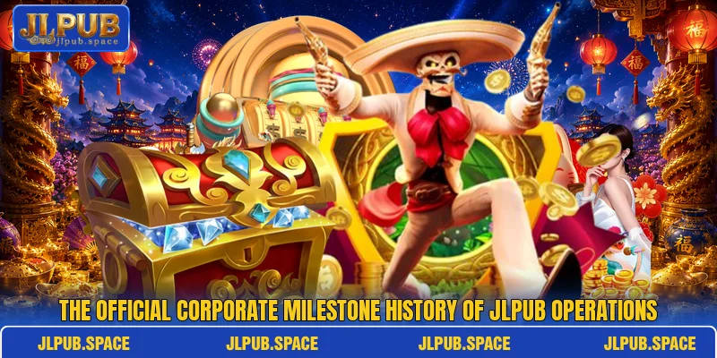 The official corporate milestone history of JLPub operations The official corporate milestone history of JLPub operations
