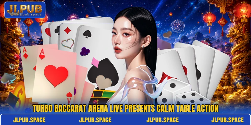 Turbo baccarat arena live presents calm table action Turbo baccarat arena live presents calm table action
