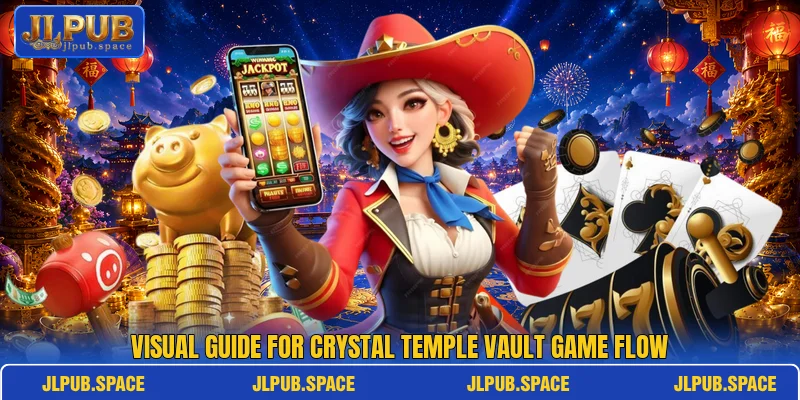 Visual guide for Crystal Temple Vault game flow